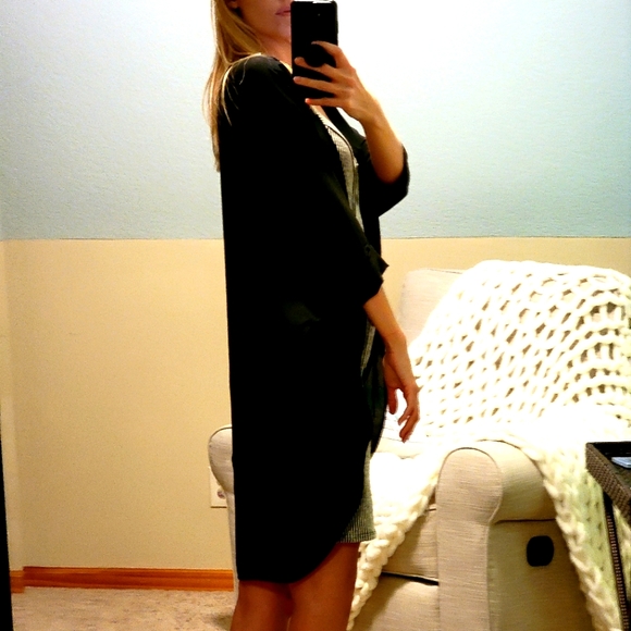 PinkBlush Black Kimono- O/S - Picture 8 of 11